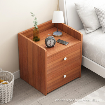 Modern simple bedside cabinet with lock